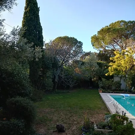 Studio Charmant Et Calme Villeneuve Les Avignon Entree Et Cour Independantes Climatisation Piscine Parking Exterior foto